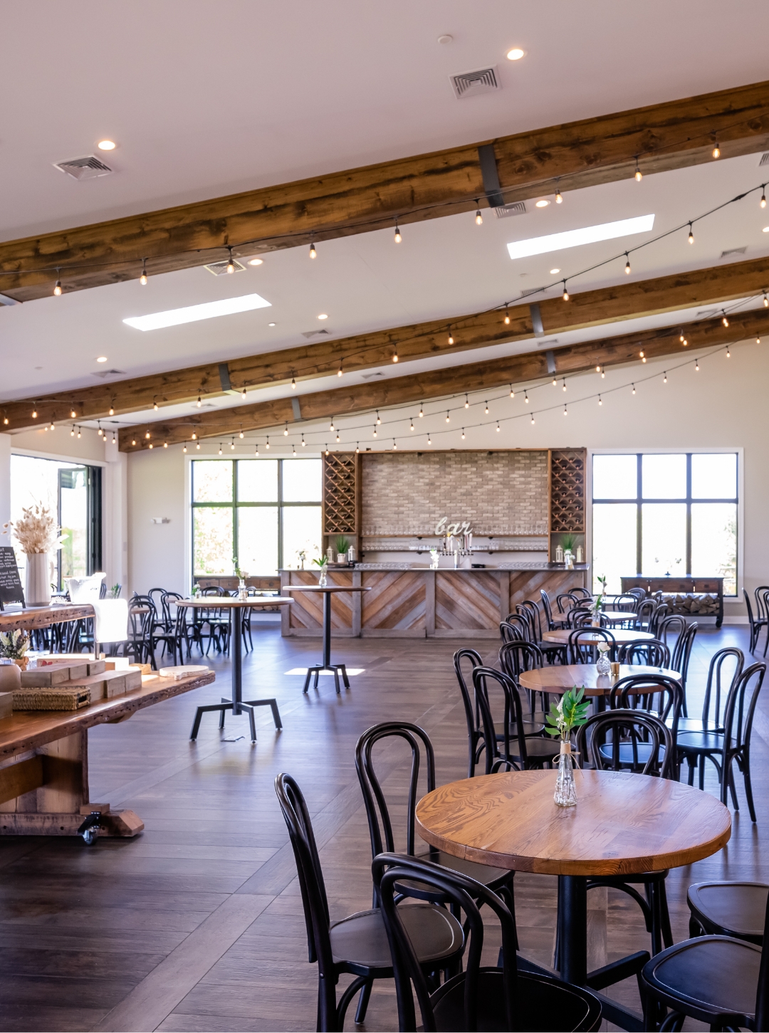 Interior hall at SkyView Golf Club in New Jersey.