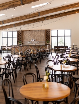 Interior hall at SkyView Golf Club in New Jersey.